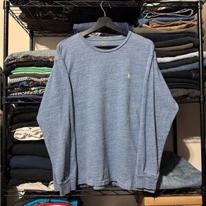 Polo by Ralph Lauren Heather Blue Long Sleeve Tee